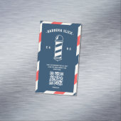 Carte De Visite Magnétique Barbier moderne Barbier Barbier Pole de Barber (In Situ)