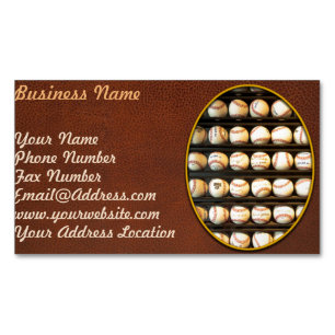 Carte De Visite Magnétique Baseball - Vous avez des boules là