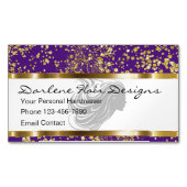 Carte De Visite Magnétique Beauté des cheveux brillants (devant)