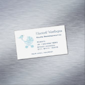 Carte De Visite Magnétique Bébé et merle (In Situ)