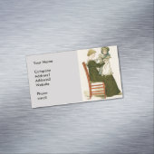 Carte De Visite Magnétique Bébé victorien Mère Greenaway (In Situ)