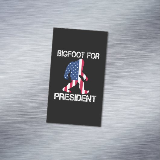 Carte De Visite Magnétique Bigfoot pour le président Funny Bigfoot (In Situ)
