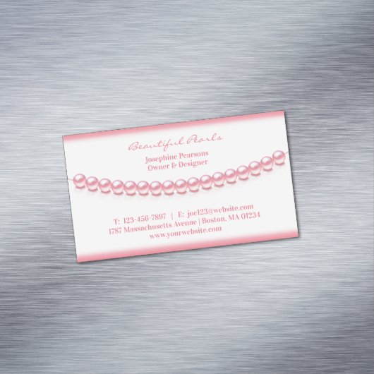 Carte De Visite Magnétique Bijoux Pearl (In Situ)