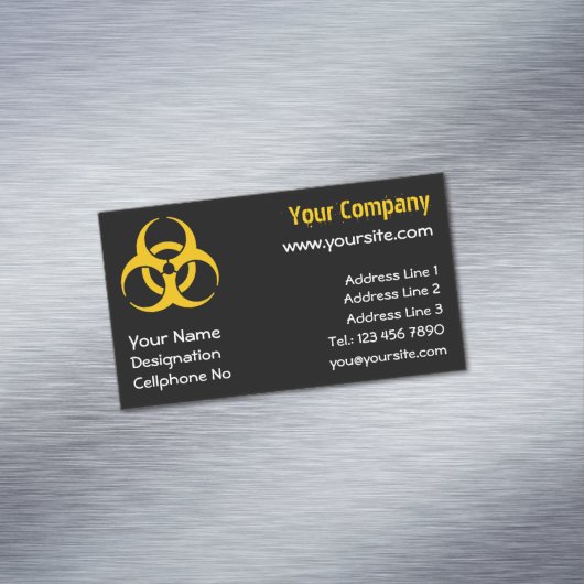 Carte De Visite Magnétique Biohazard icon (In Situ)