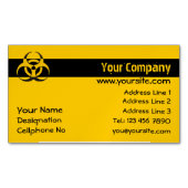 Carte De Visite Magnétique Biohazard icon (devant)