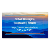 Carte De Visite Magnétique Blue Mountains Services professionnels (devant)