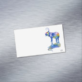 Carte De Visite Magnétique Bonne aquarelle d'éléphant  (In Situ)
