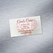 Carte De Visite Magnétique Boulangeries de conception de gâteaux et de gâteau (In Situ)