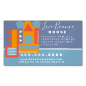 Carte De Visite Magnétique Bounce House Logo Fête Carnaval Location (devant)