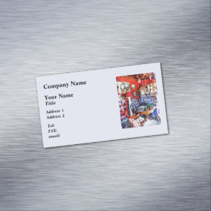 Carte De Visite Magnétique Boutique d'antiquités