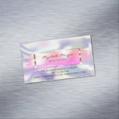 Carte De Visite Magnétique Brosse professionnelle moderne, Holographie de cad (In Situ)