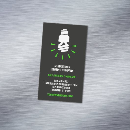 Carte De Visite Magnétique Bulle électrique (In Situ)
