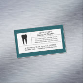 Carte De Visite Magnétique Bureau dentaire rempli Magnétique (In Situ)