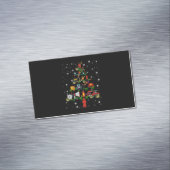 Carte De Visite Magnétique Cadeau pompier | Joyeux pompier de Noël Fun (In Situ)