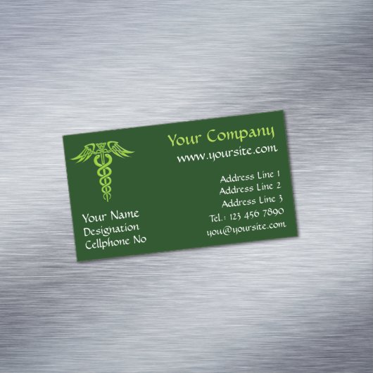 Carte De Visite Magnétique Caduceus (In Situ)