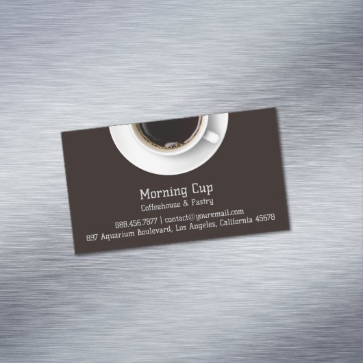 Carte De Visite Magnétique Café (In Situ)