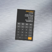 Carte De Visite Magnétique Calculateur d'application comptable (In Situ)