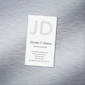 Carte De Visite Magnétique Calligraphie classique tendance script monogramme  (In Situ)