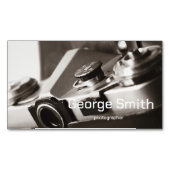 Carte De Visite Magnétique Caméra rétro (devant)