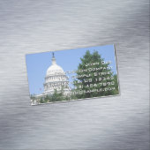 Carte De Visite Magnétique Capitol du parc Bartholdi (In Situ)