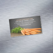 Carte De Visite Magnétique Carottes Modernes / Ferme Bio (In Situ)