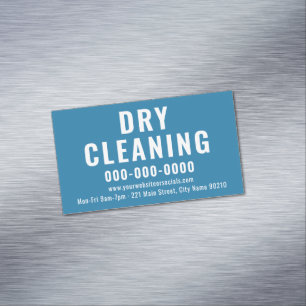 Carte De Visite Magnétique Carte magnétique commerciale de nettoyage à sec co