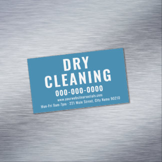 Carte De Visite Magnétique Carte magnétique commerciale de nettoyage à sec co
