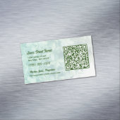Carte De Visite Magnétique Carte magnétique sur mesure avec code QR (In Situ)
