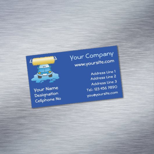 Carte De Visite Magnétique Carwash (In Situ)