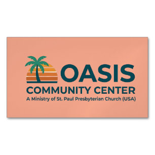 Carte De Visite Magnétique Centre Magnétique de la Communauté Oasis