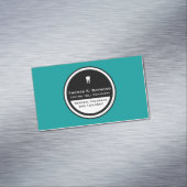 Carte De Visite Magnétique Cercle dentaire personnalisable (In Situ)