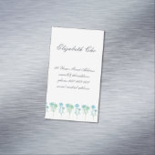 Carte De Visite Magnétique Changement d'adresse - Carnations (In Situ)