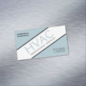 Carte De Visite Magnétique Chauffage et refroidissement bleu Dusty HVAC (In Situ)
