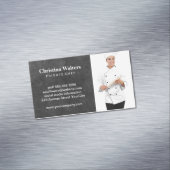 Carte De Visite Magnétique Chef | Gestionnaire de restaurants | Restauration (In Situ)