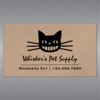 Cheshire Chat avec de longs Whiskers | Crazy Black