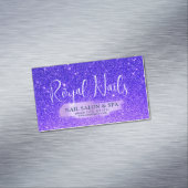 Carte De Visite Magnétique Chic Parties scintillant SPA Nail Salon Coiffure (In Situ)