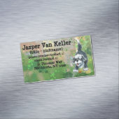 Carte De Visite Magnétique Chien à mouton escarpé (In Situ)