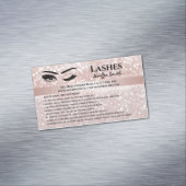 Carte De Visite Magnétique Chirurgie professionnelle lashes après soins (In Situ)