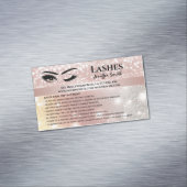 Carte De Visite Magnétique Chirurgie professionnelle lashes après soins (In Situ)