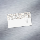 Carte De Visite Magnétique Chocolat (In Situ)