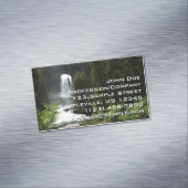Carte De Visite Magnétique Chutes de Virginie au parc national Glacier (In Situ)