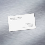 Carte De Visite Magnétique Classique Simple Professionnel (In Situ)