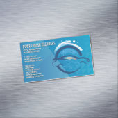 Carte De Visite Magnétique Cleaning Services | Pressure Wash Car Bubbles (In Situ)