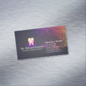Carte De Visite Magnétique Clinique dentaire professionnelle Rose Gold Tooth (In Situ)