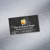 Carte De Visite Magnétique Cocktail Artsy Mixte Boissons (In Situ)