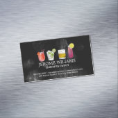 Carte De Visite Magnétique Cocktails mixtes | Bartend Mixologie (In Situ)