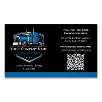 Code QR de l'entreprise de camionnage professionne