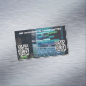 Carte De Visite Magnétique Code QR double petit (In Situ)