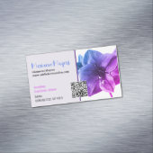 Carte De Visite Magnétique Code QR et photographie (In Situ)