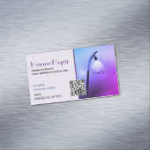 Carte De Visite Magnétique Code QR et photographie (In Situ)